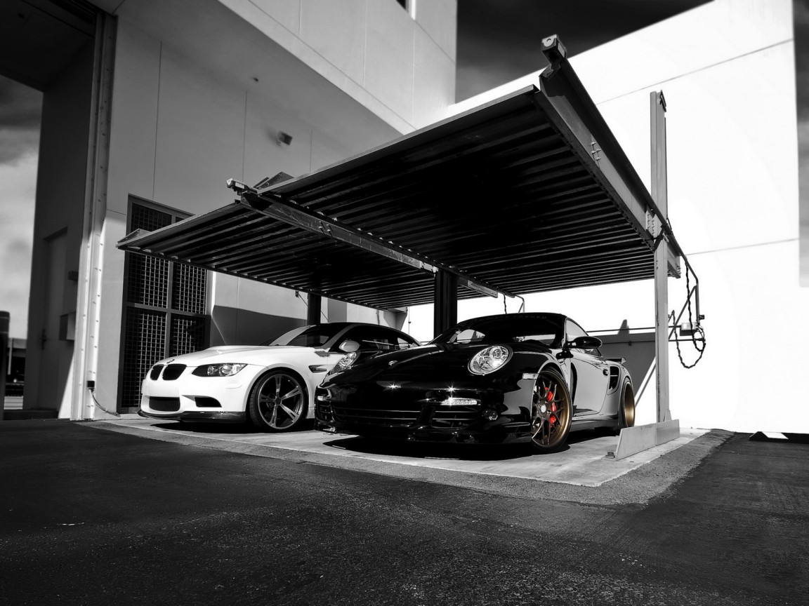 БМВ М3 и Порше 997