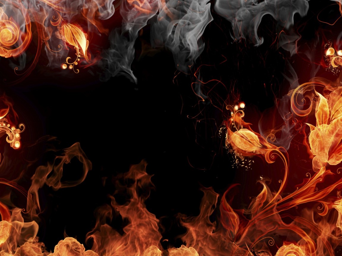 Огненные цветы