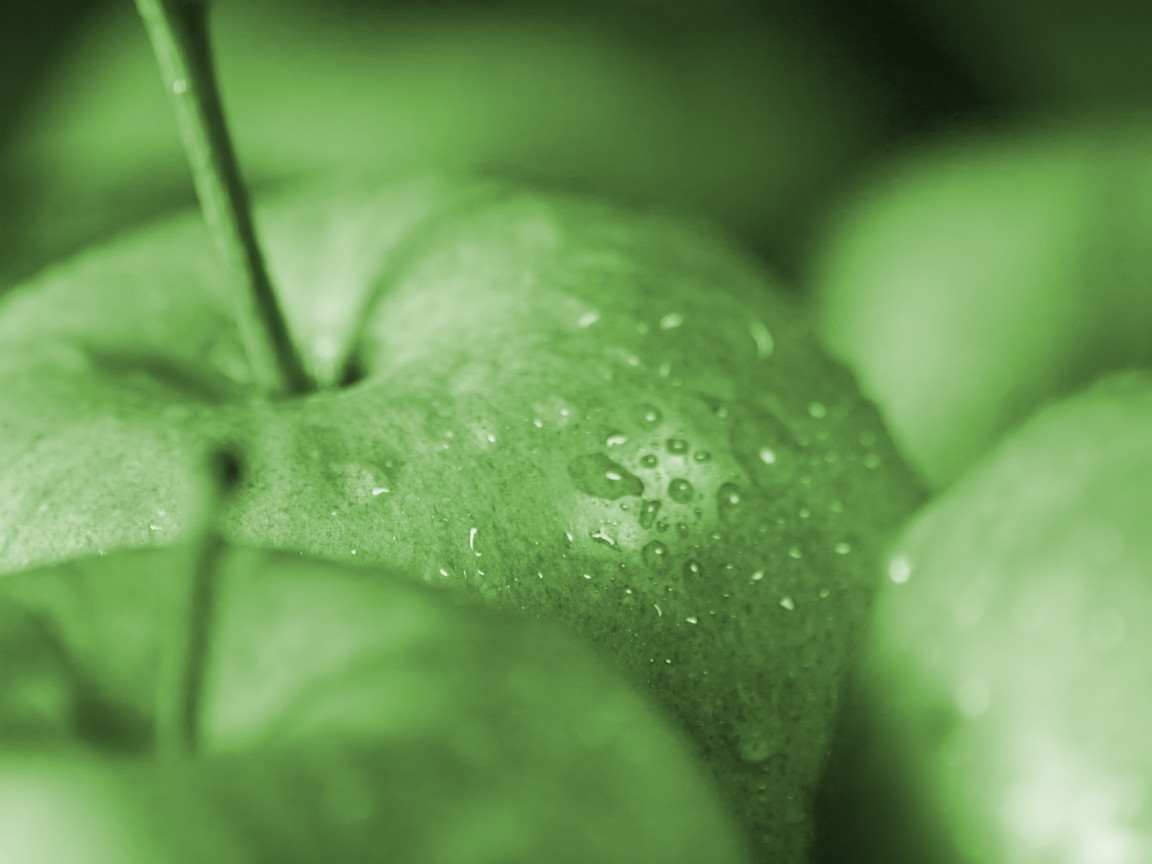 Зеленые яблочки