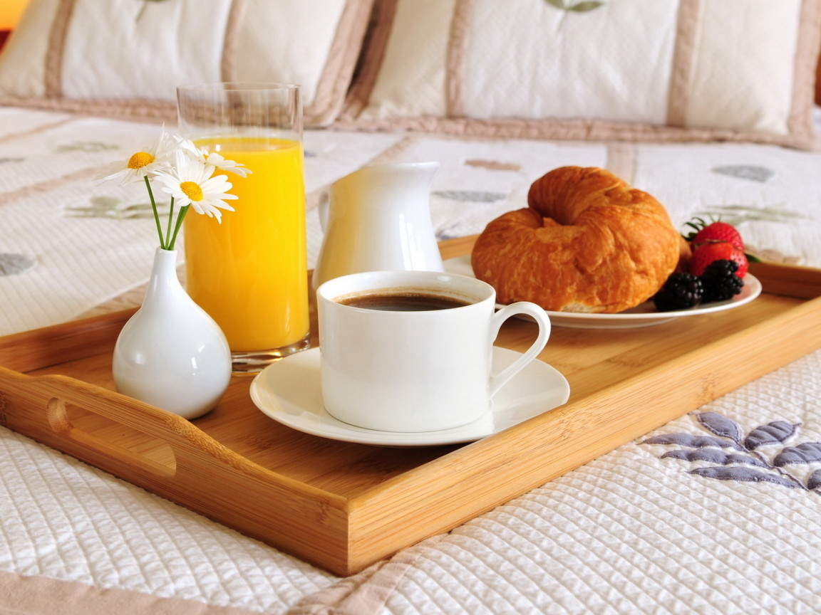 Breakfast in bed