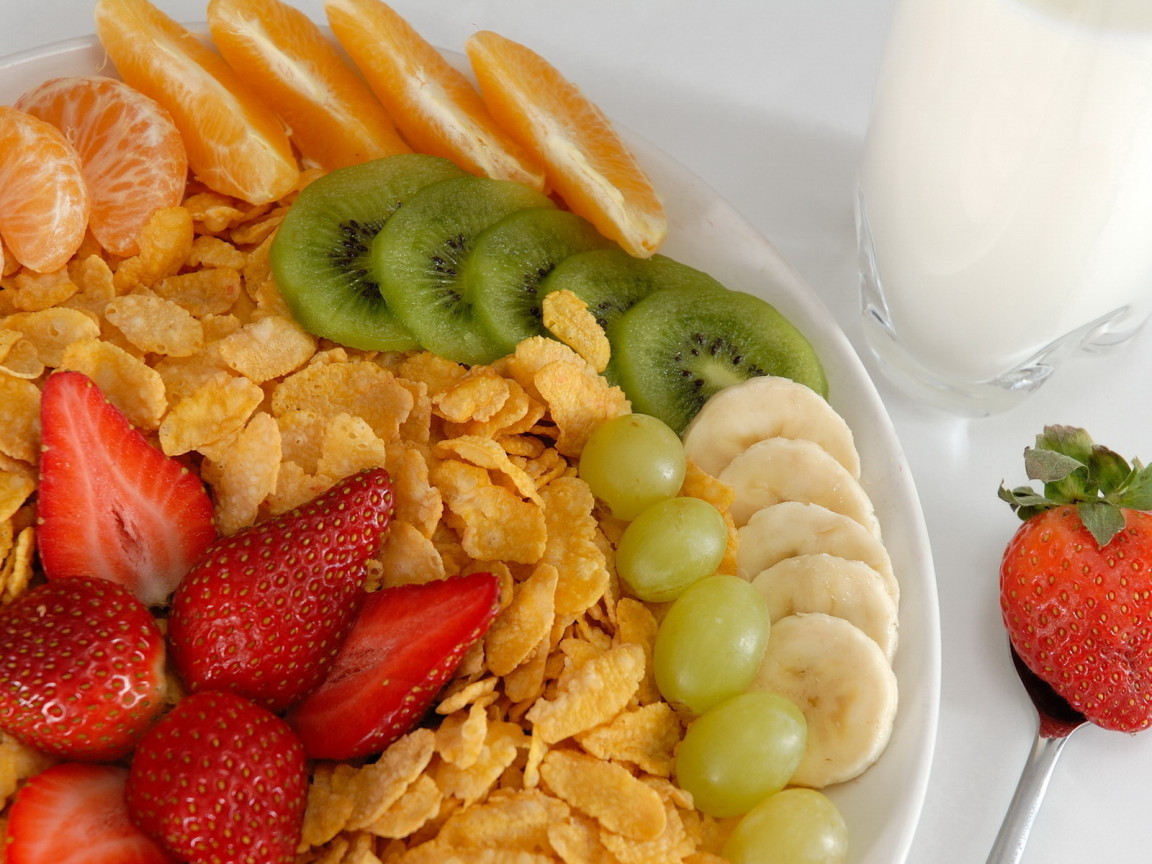 Хлопья с фруктами