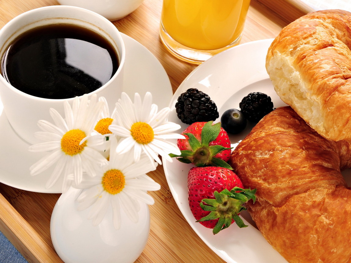 Кофе и булочки