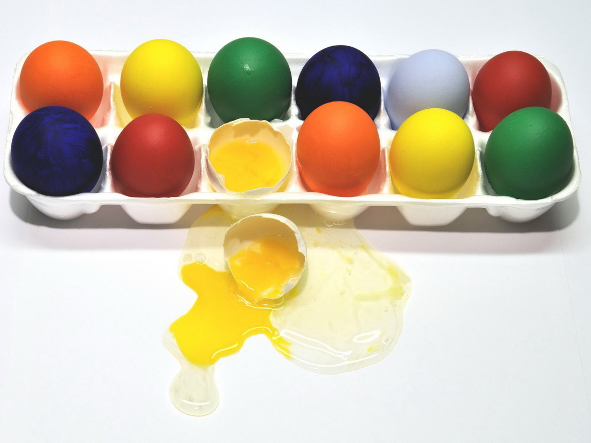 Крашеные яйца