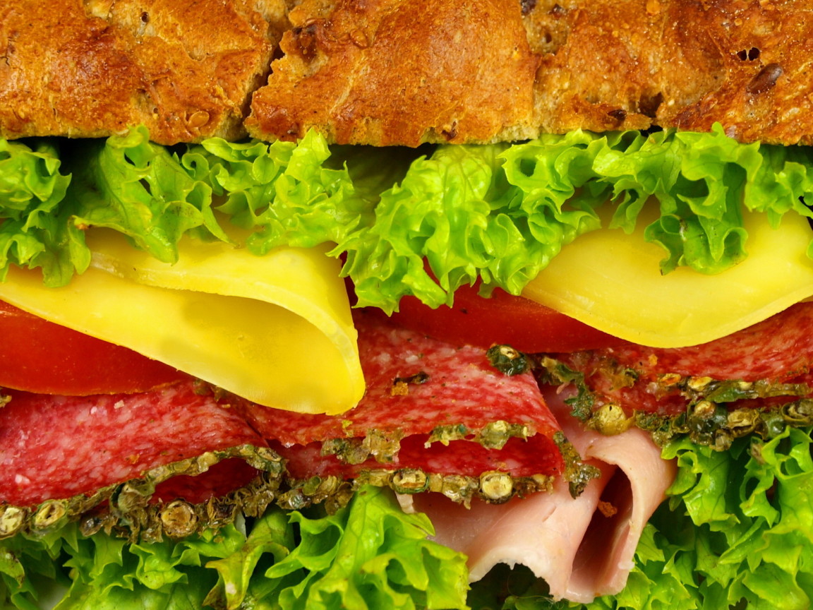 Вкусный бутерброд