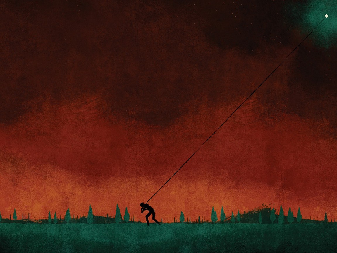 Я тащу луну