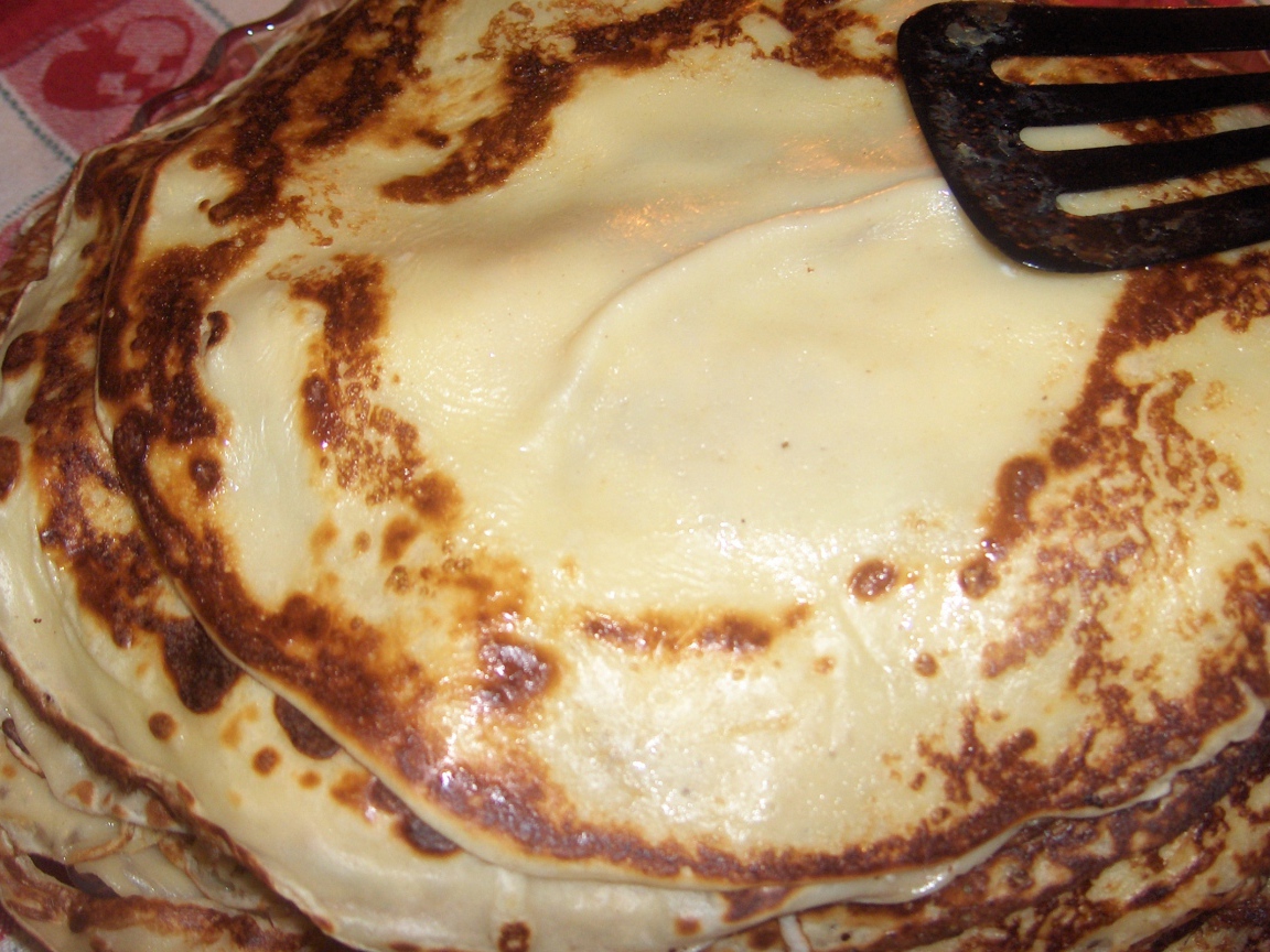 Домашние румяные блины