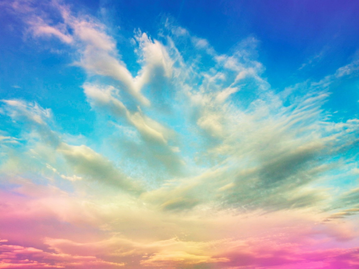 Разноцветное небо