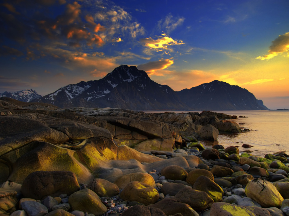 Скалы на берегу