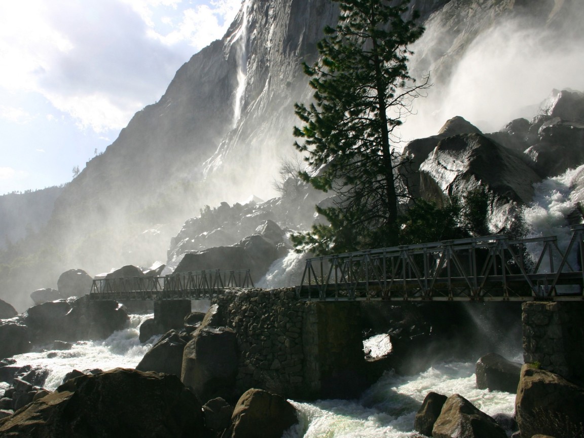 водопад   Wapama