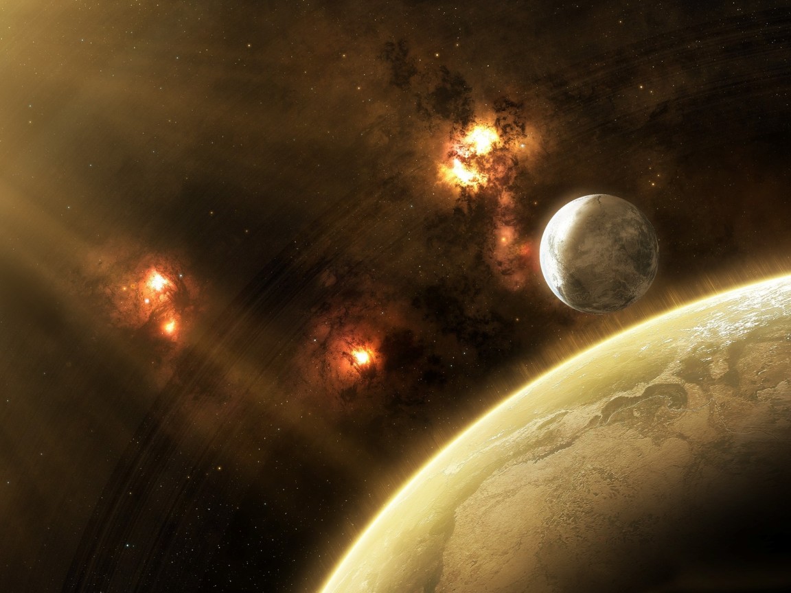 Планета и ее спутник