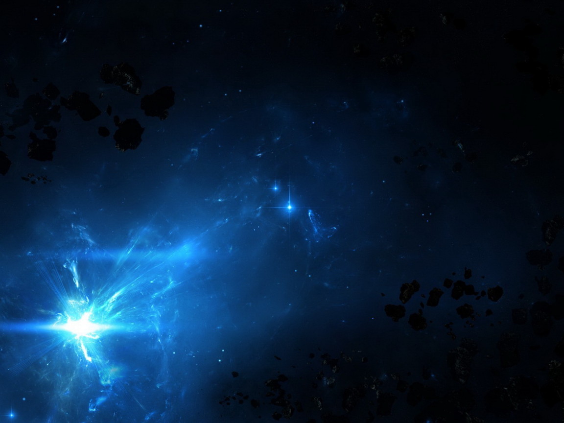 Астероиды в космосе