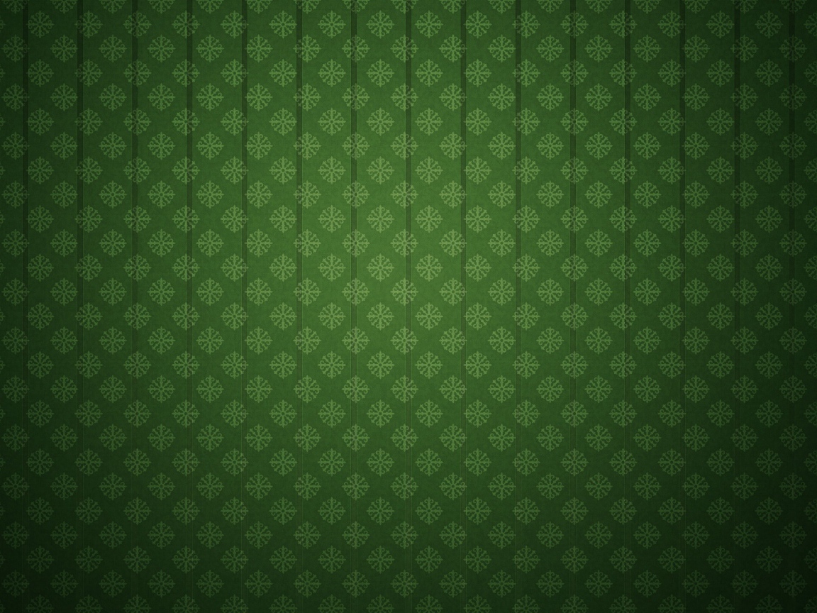 Зеленые снежинки