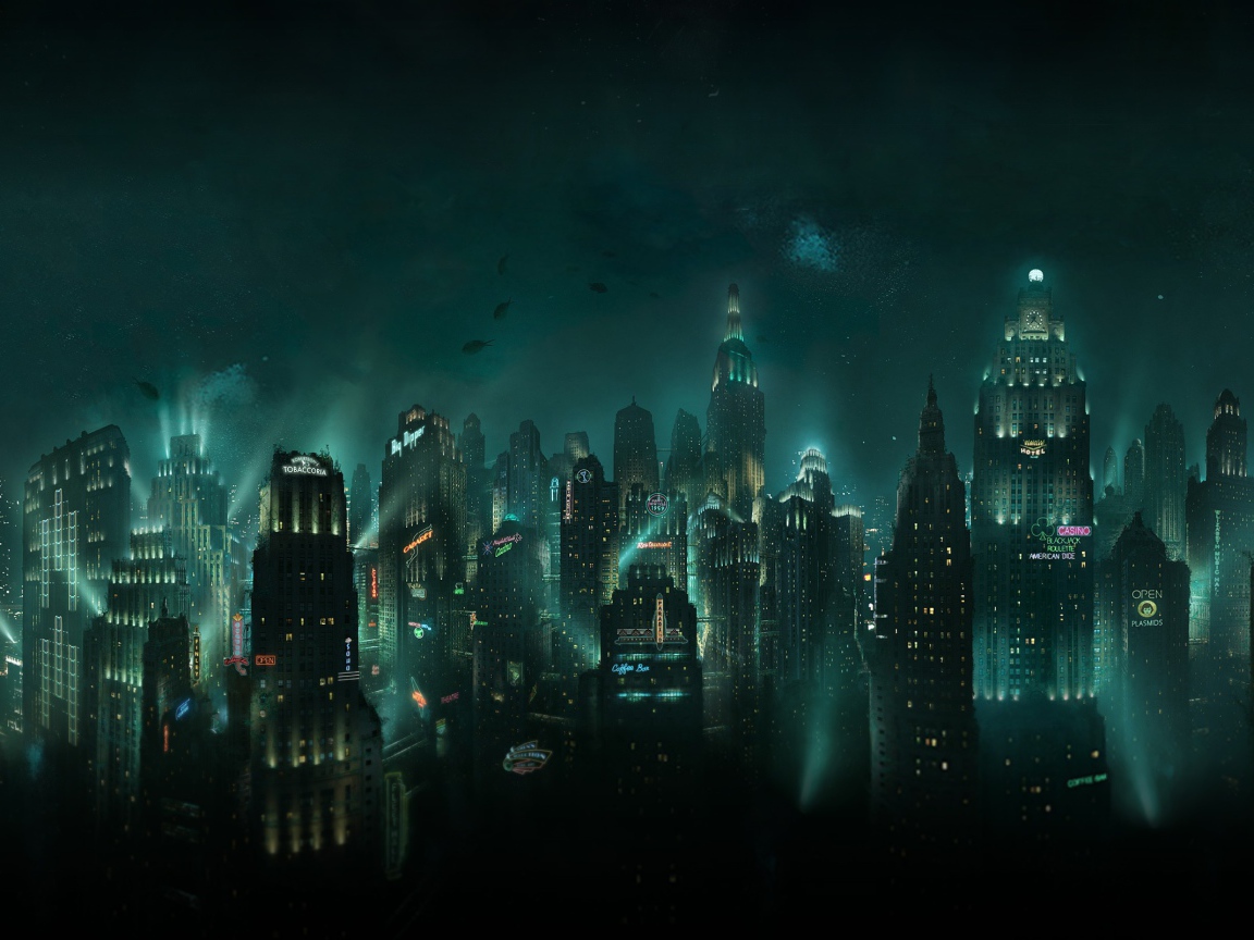 Небоскребы под водой