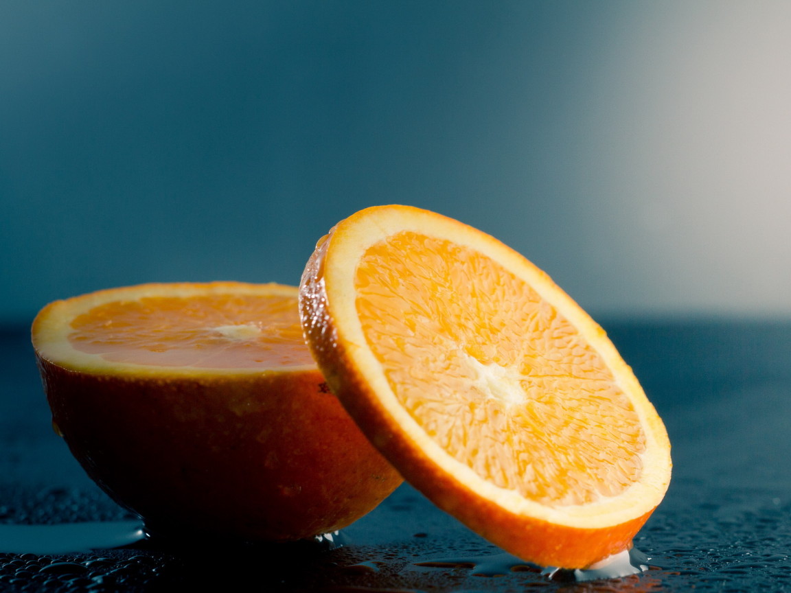 Нарезанный апельсин