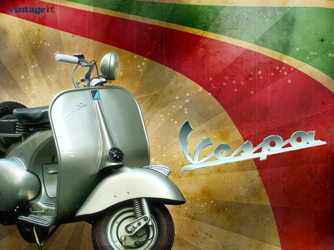 Vespa Винтажные обои