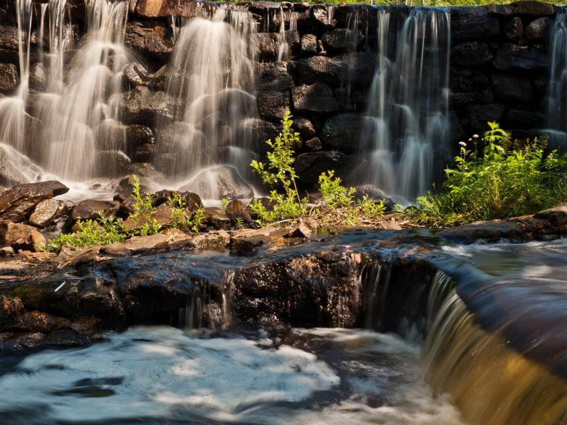 Водопады в Швеции