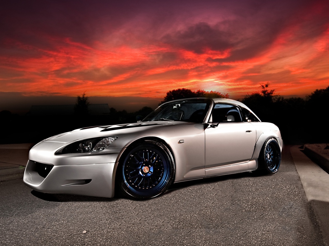 Белая Honda S2000