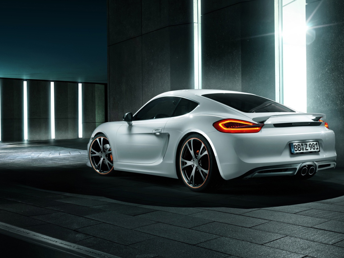 Порш в гараже