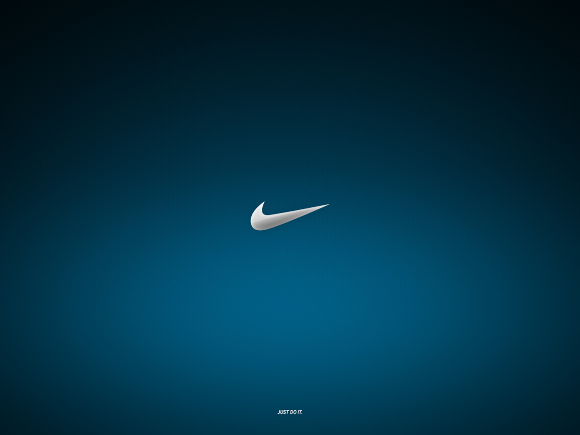 Синий логотип Nike