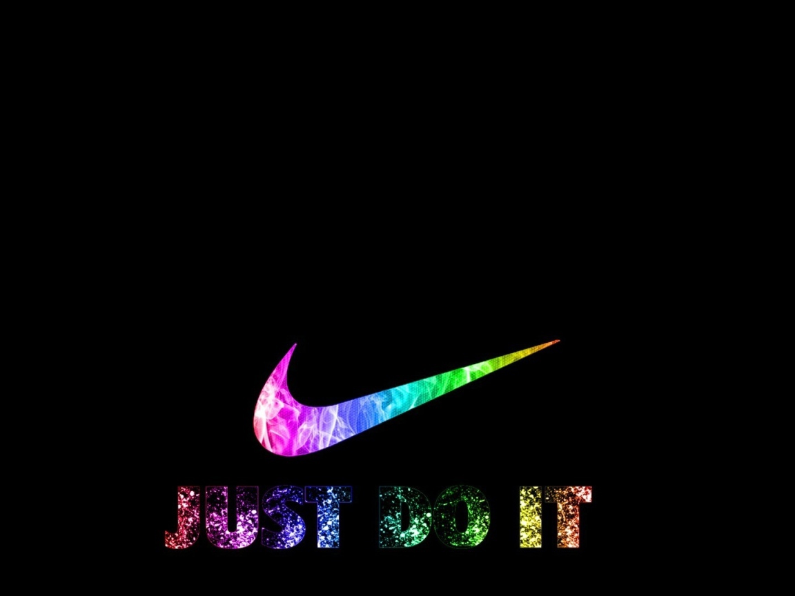 многоцветный логотип Nike