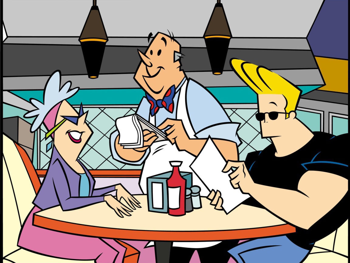 Джонни Браво в закусочной