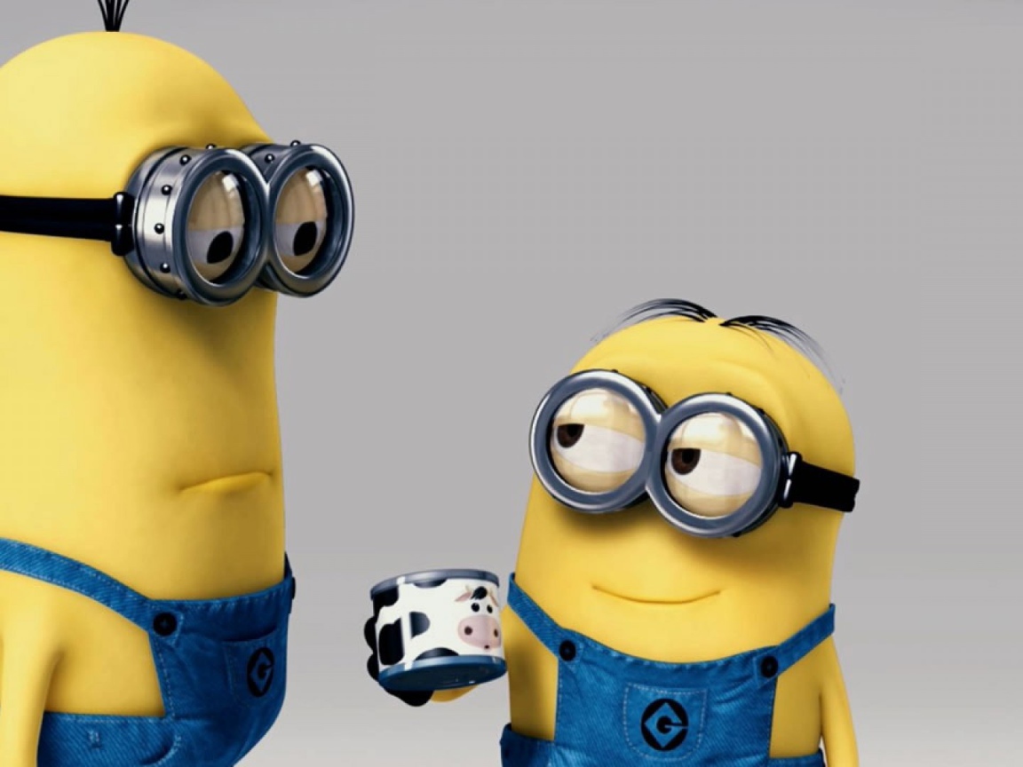 Отец и сын Миньоны