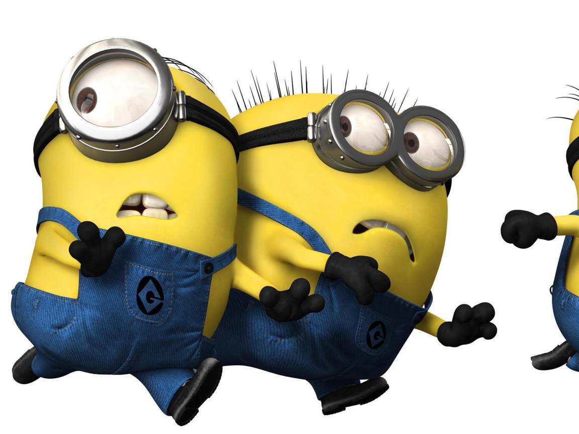 Миньоны убегают