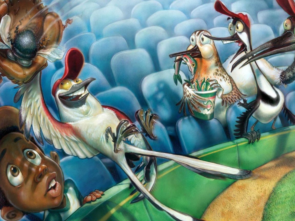 Птица поймала муху