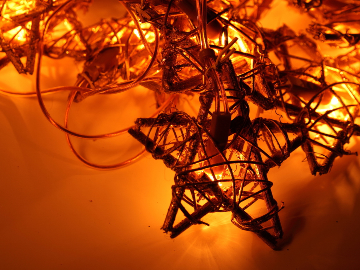 Рождественская красивая гирлянда