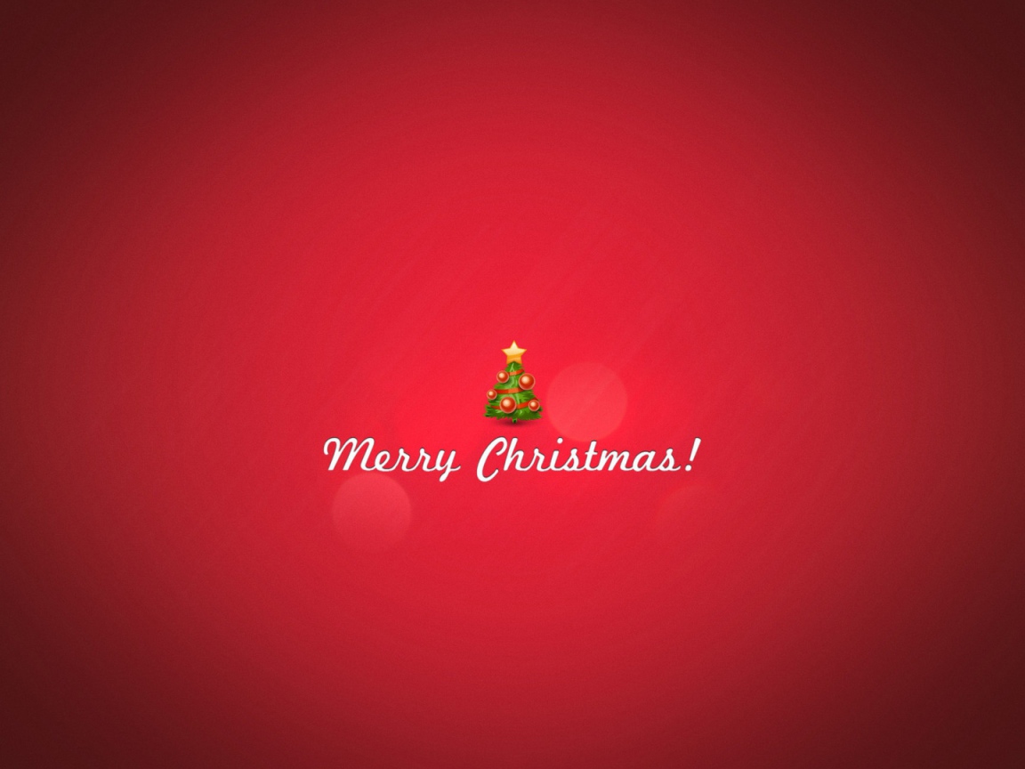 Пожелание на рождество, красный фон