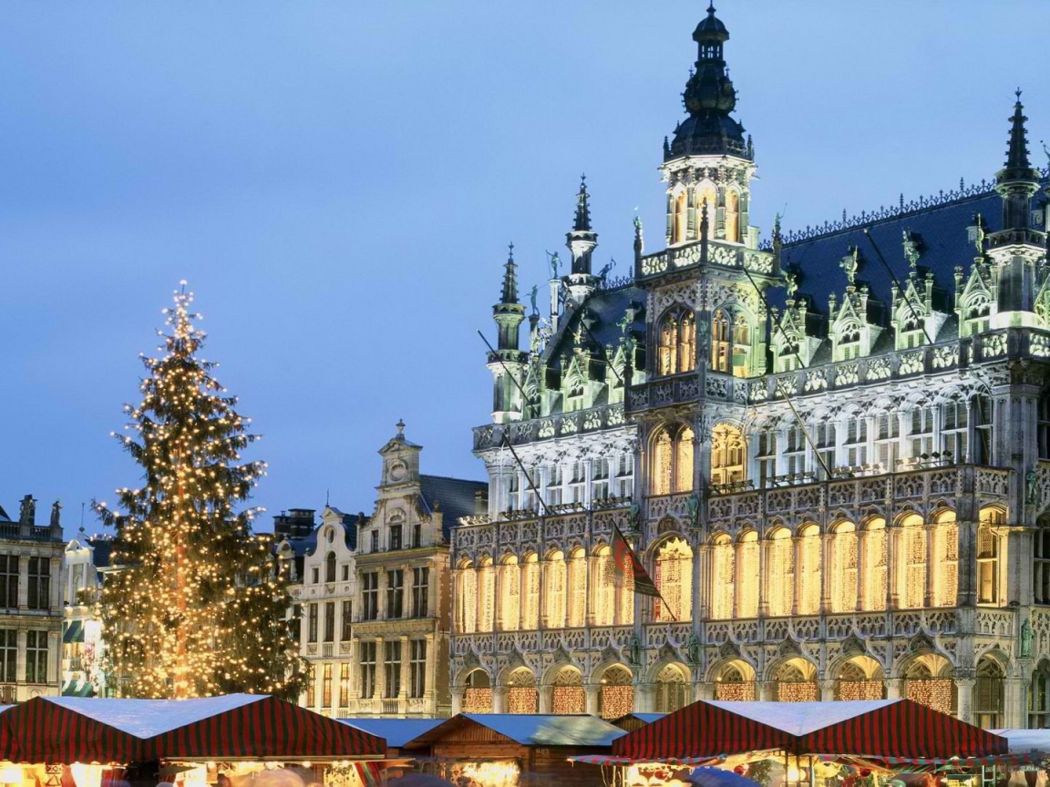 Рождественская елка в Брюсселе