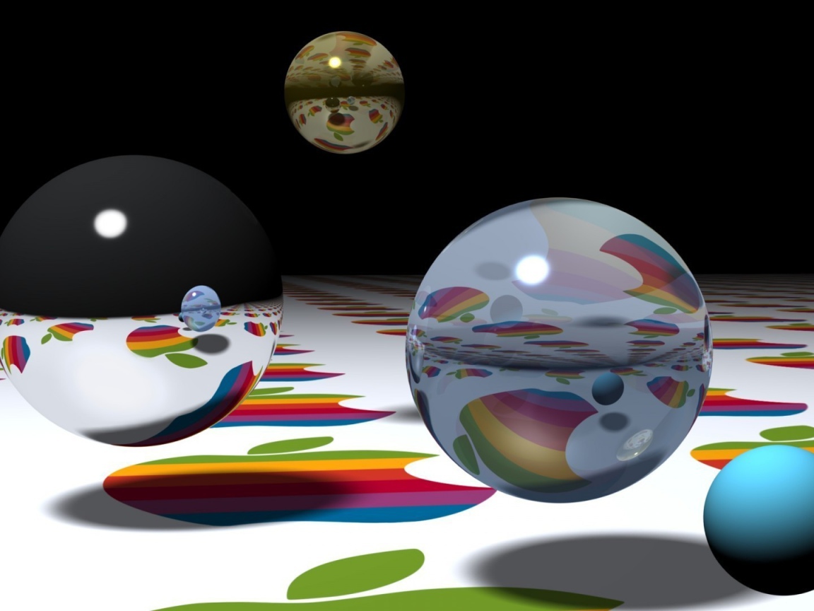 Apple с шарами