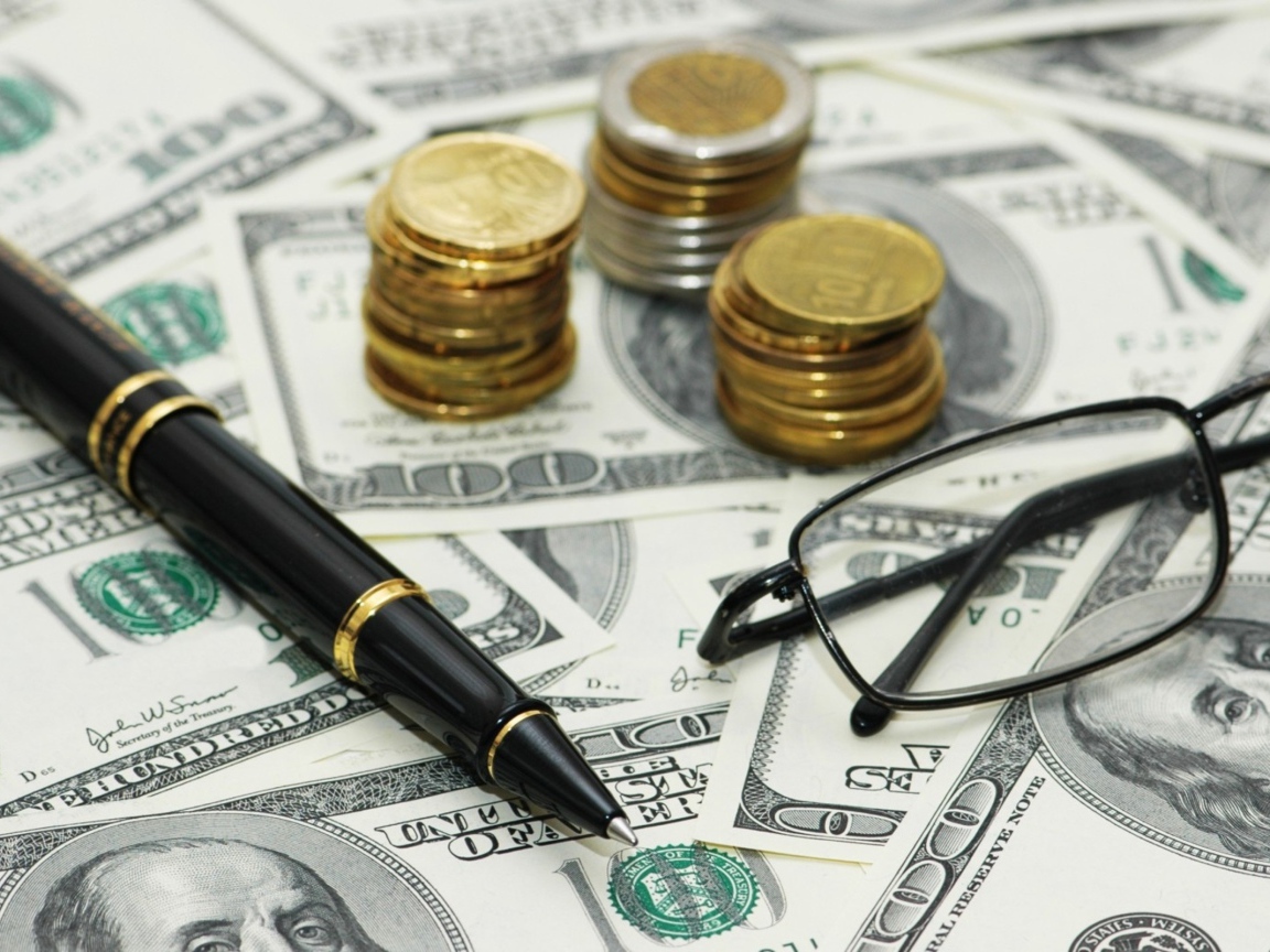 Очки на американских долларах