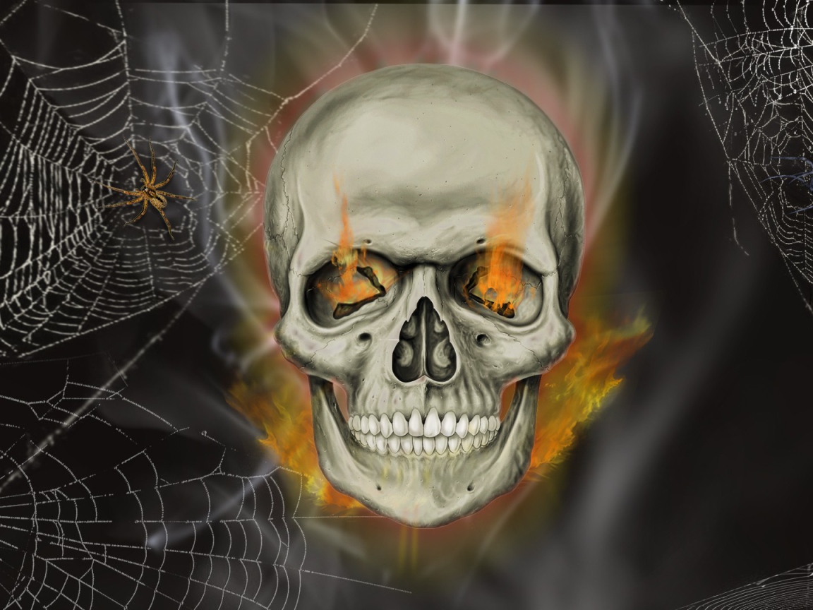 Огненный череп