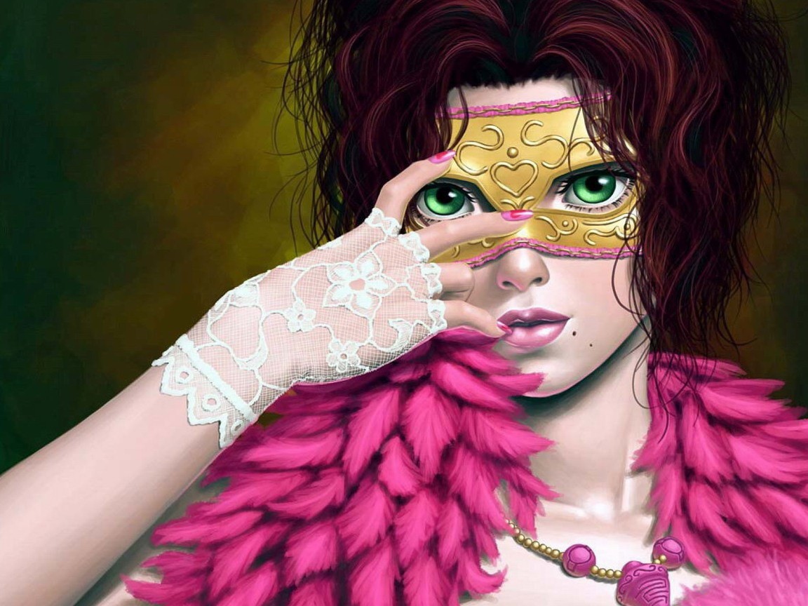 Большие зеленые глаза