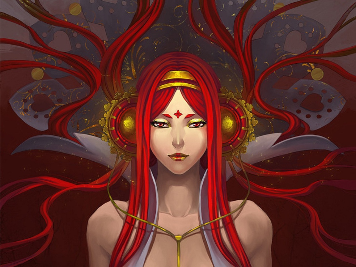 Рисунок девушки с наушниками