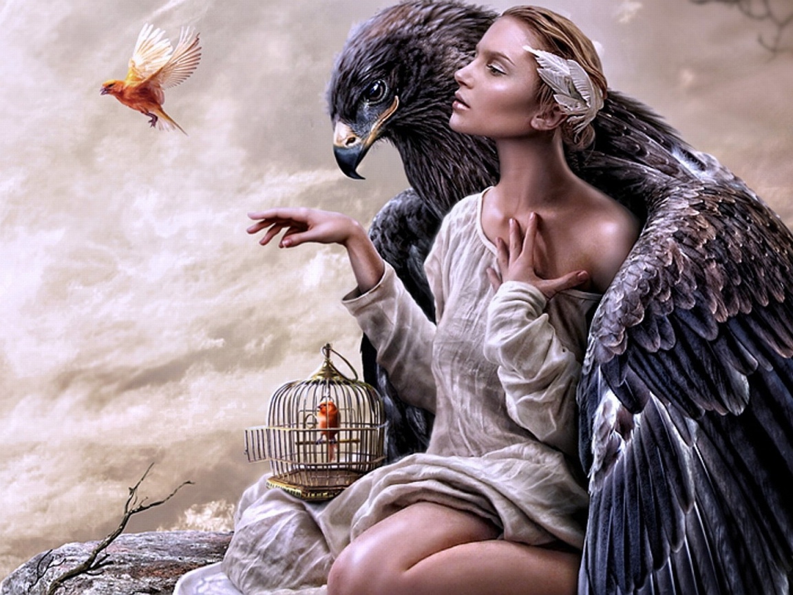 Фантазия с птицами