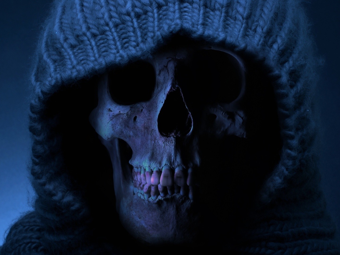 Череп в свитере