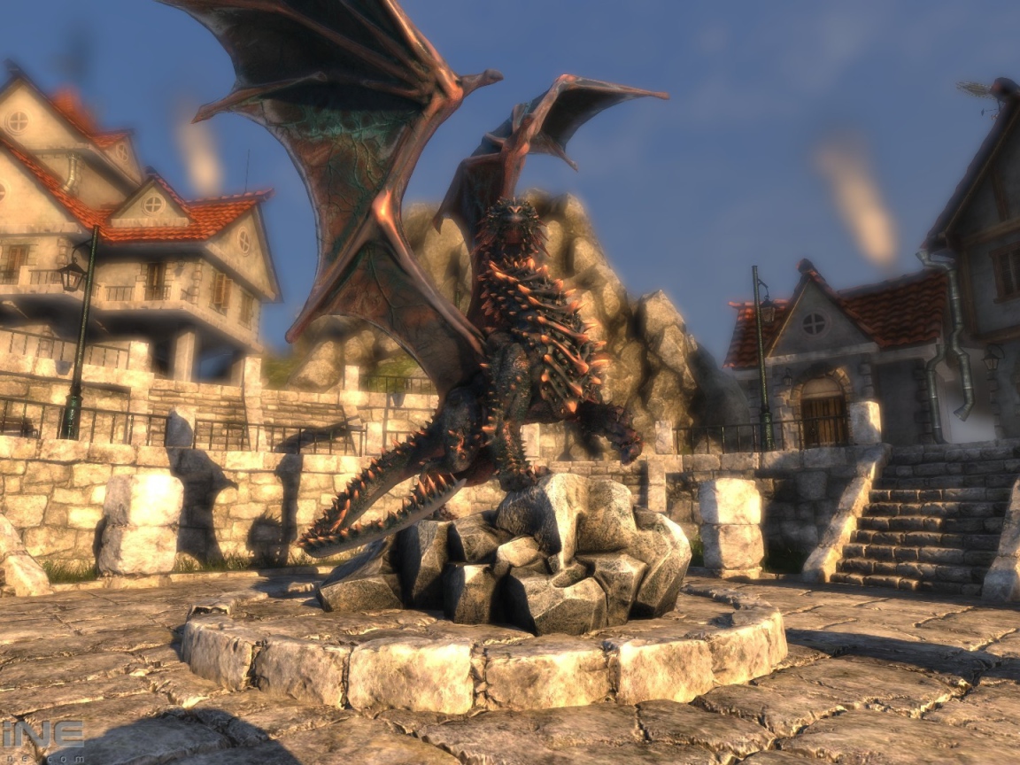 Памятник дракону