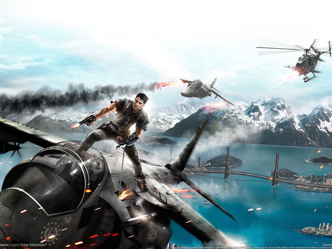 Супер герой на самолете