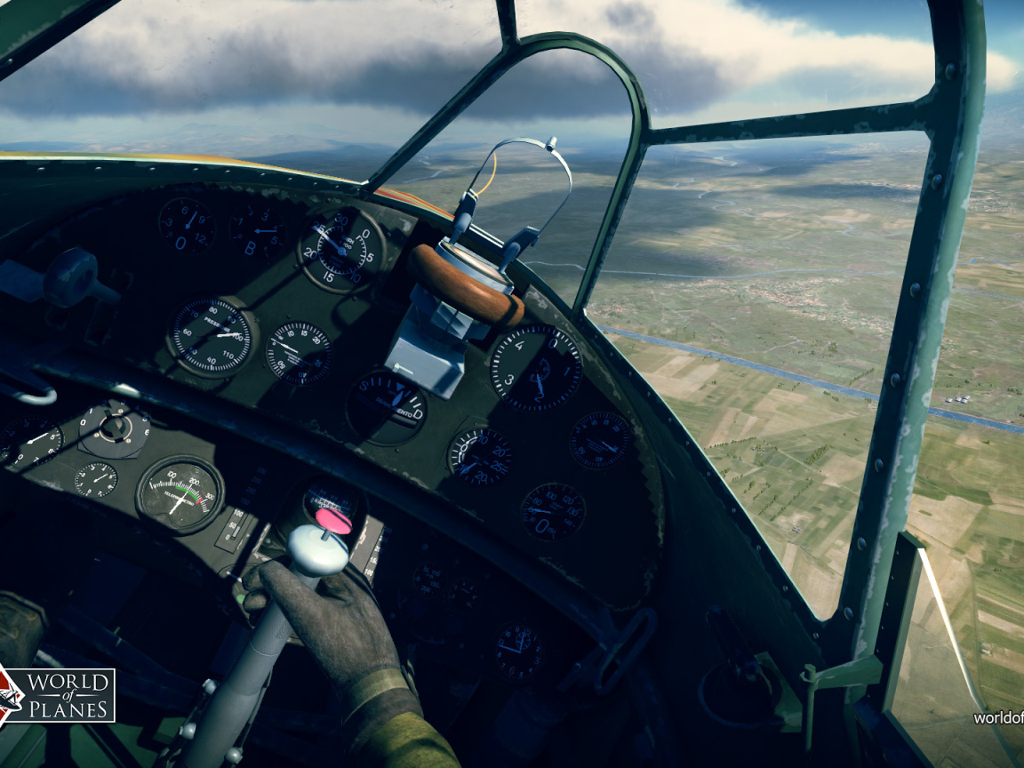 War Thunder кабина самолета