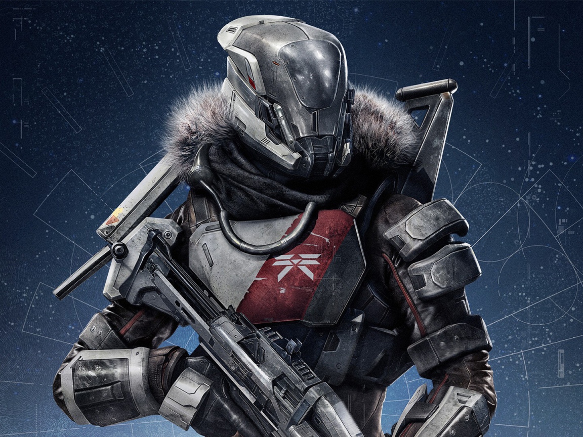 Робот с меховым воротником