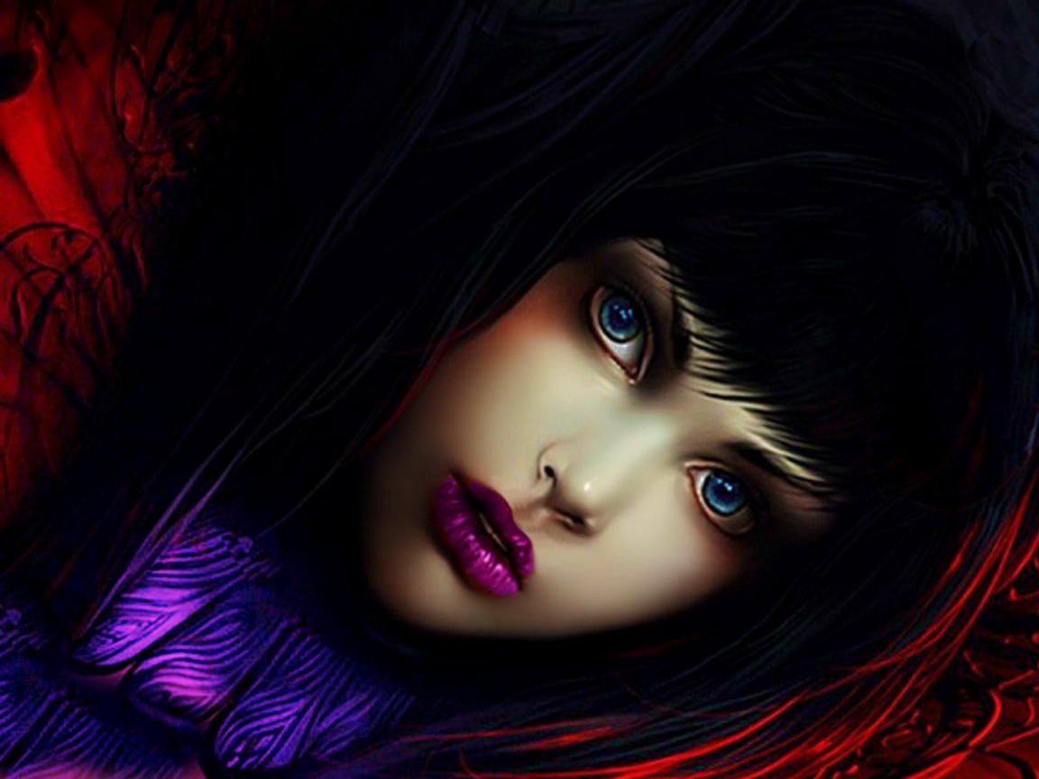 Фиолетовые губы