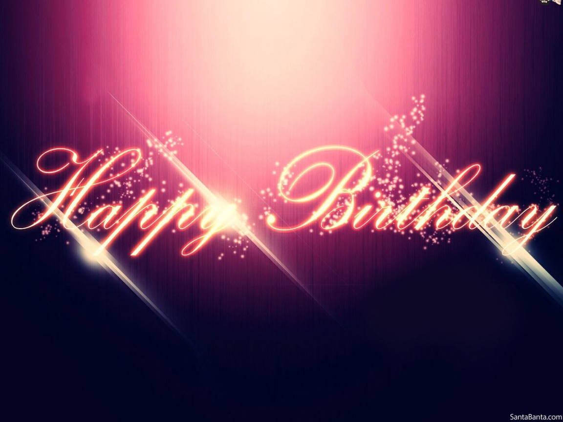 Счастья в День рождения