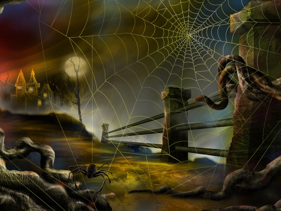 Хэллоуин паук