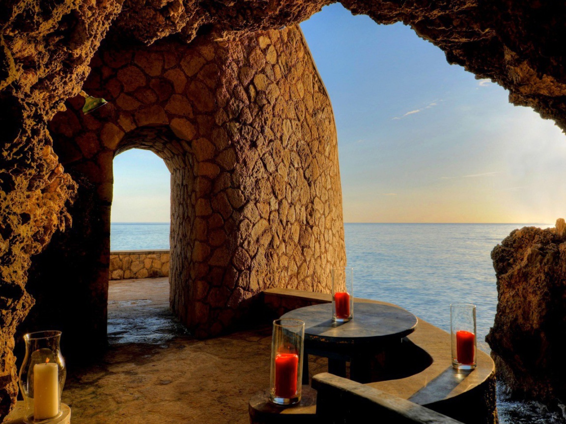 Балкон на берегу океана