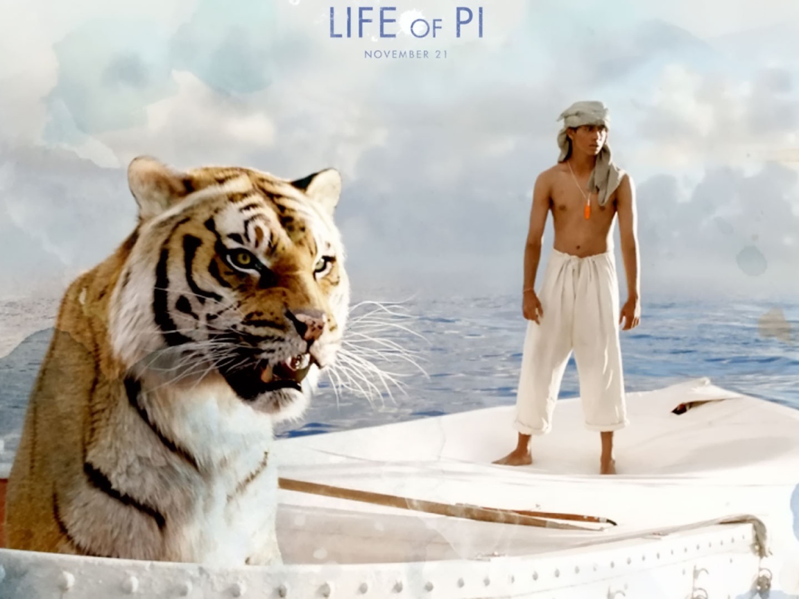 Жизнь Пи (Life Of Pi), мальчик и тигр