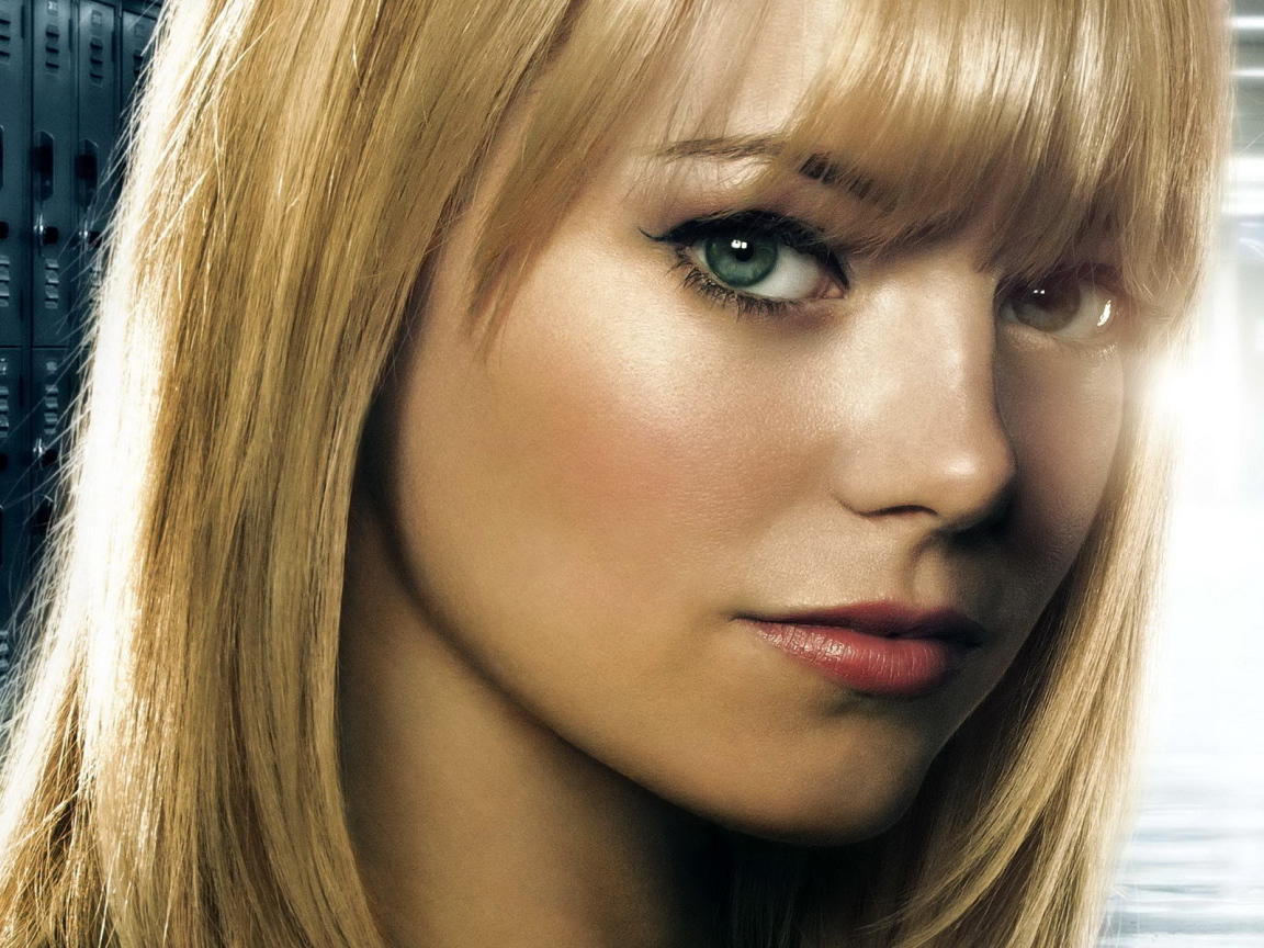 Эмма Стоун в фильме Новый Человек паук