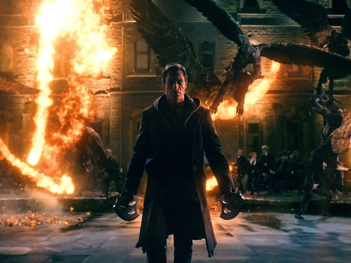 Я, Франкенштейн сцена из фильма