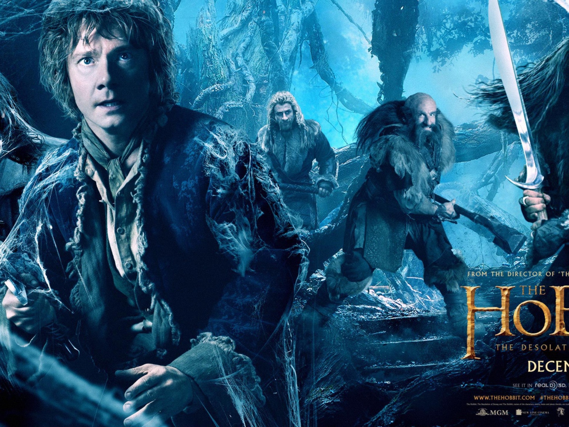 Хоббит: Пустошь Смауга постер